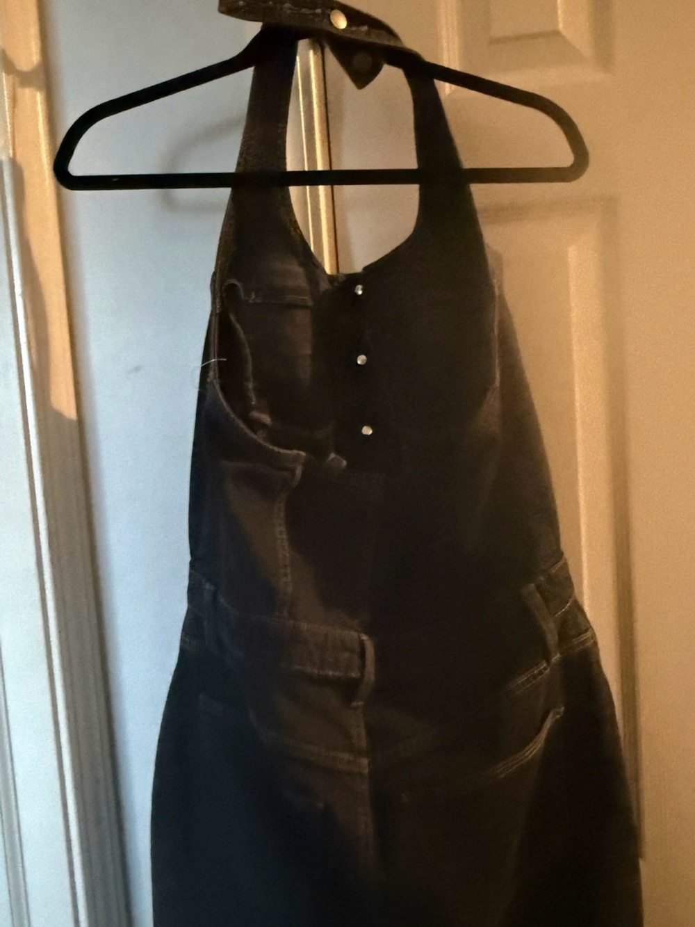 Universal Thread Black Denim Overalls